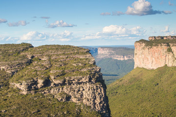 Canyons from Chapada Diamantina viewed from Morro do Pai Inácio