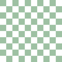 市松模様　緑　L　7