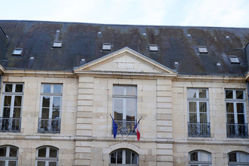 poitier french town hall facade of city in poitou charente Poitiers in France
