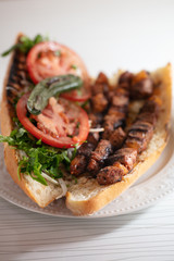 Lamb shish kebab, kuzu sis kebab