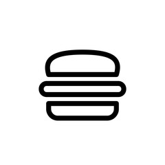 Vector illustration, burger icon design