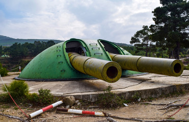 Turgut Reis redoubt and Ottoman Cannon in Biga Peninsula, Canakkale