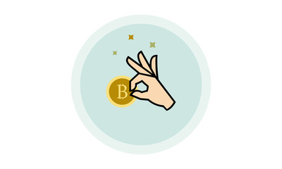 coin creator vector icon - vector