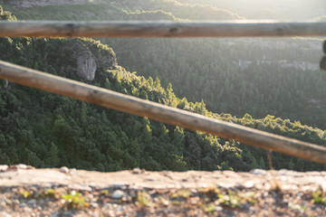 Hiking vacation / forest adventure