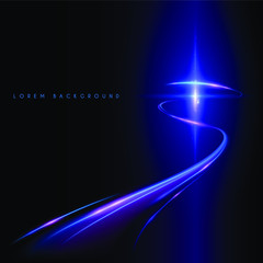 Abstract blue light star background © d1sk