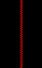 Illustration of red lightning on a black background. Concept for design.