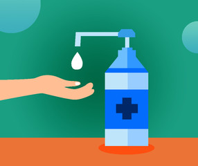 Obraz premium Novel coronavirus pneumonia, hand washing, cleaning, hygiene, epidemic prevention, new crown virus, doctors, nurses, viruses, bacteria, medical treatment, hospitals, new crown pneumonia, health, prote
