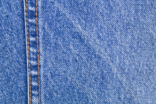 Blue Denim Jeans Textile Background