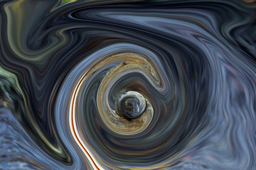 abstraction in the form of an image in 3D format, for use on showcases and Wallpaper, multi-layer plot of the picture structure