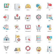  System Configuration Flat Icons Pack 
