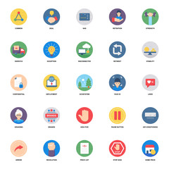  Compact of Flat Rounded Icons 