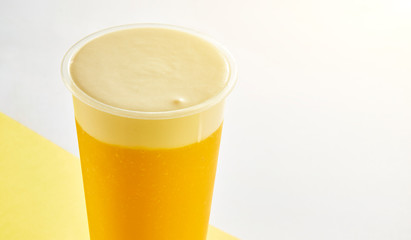 Milk shake mango drink