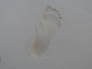 Spuren im Sand