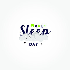 World Sleep Day Vector Design Illustration