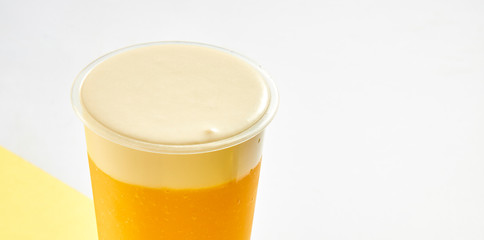 Milk shake mango drink