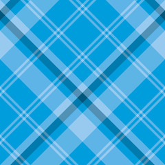 Seamless pattern in fine positive blue colors for plaid, fabric, textile, clothes, tablecloth and other things. Vector image. 2