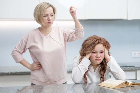 Teenager Sick Of Listening Mother