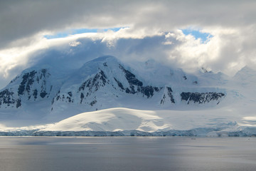 Obraz na płótnie Canvas Landscape around the Antarctic Peninsula, Palmer Archipelago, Antarctica