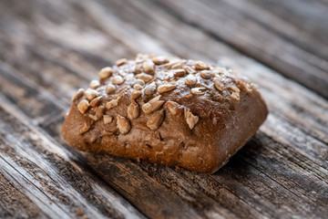 bread with sesame seeds