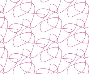 Repeating twisted lines vector pattern