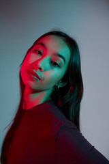 Fototapeta premium girl, portrait , woman , face, eye , beauty