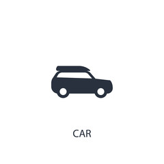 Obraz na płótnie Canvas Car icon. Simple transport element illustration.