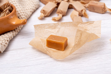 Delicious homemade salty toffee