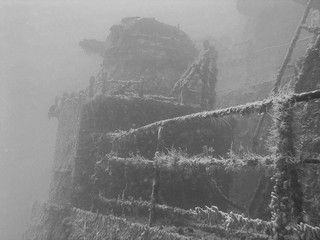 The wreck of a Russian frigate sunk off the coast of Varadero, Cuba © Rob