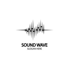 Sound waves vector illustration