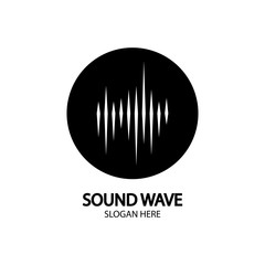 Sound waves vector illustration