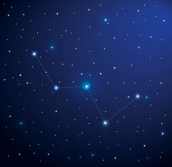 Obraz na płótnie Canvas Constellation Cassiopeia