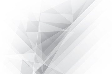 Abstract geometric white and gray color background. Vector, illustration.