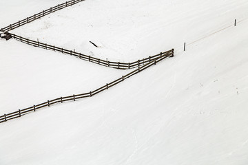snow covered mountains