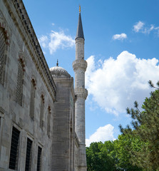 Fototapeta na wymiar Sultanahmet blue mosque