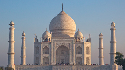 Fototapeta na wymiar The Taj Mahal at Agra India