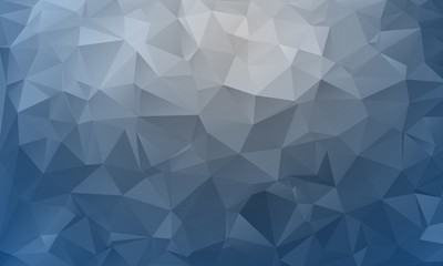 Abstract blue, water background from triangles, vector illustration. EPS10