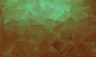 Abstract khaki, protective, green background from triangles, vector illustration. EPS10.