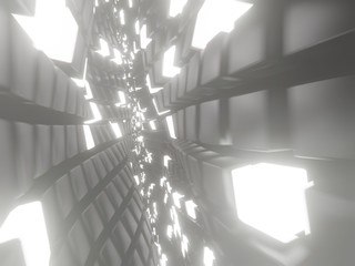 abstract image of cubes background. 3d rendering.