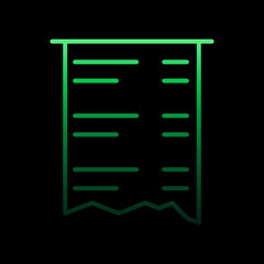 Check nolan icon. Simple thin line, outline vector of e-commerce icons for ui and ux, website or mobile application