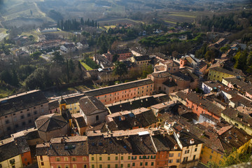 Fototapeta premium brisighella, in Italy, seen from the fortress