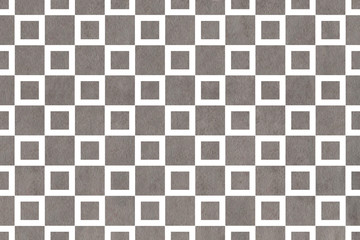 Fototapeta premium Watercolor square pattern.