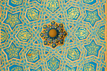 Mosaic roof in Uzbekistan