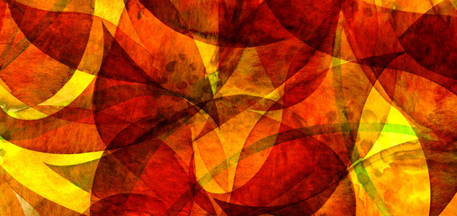 Abstract acrylic and watercolor smear blot painting. Saturated Color horizontal texture background.