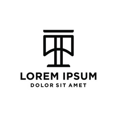  piston engine line logo icon vector illustration clip art 