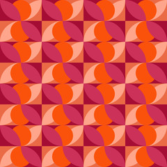 Abstract vector seamless pattern. Natural-inspired design.