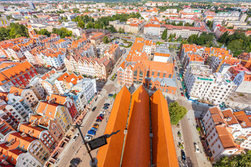 Aerial view of Elblag