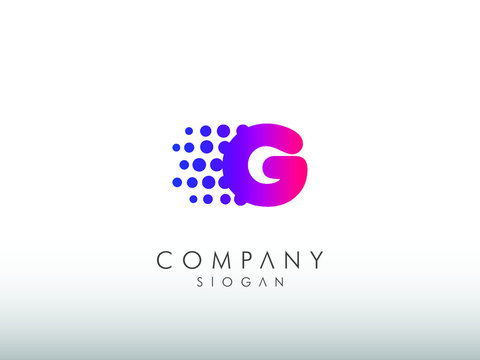 G letter/text/initial company or any kind of business logo design vector