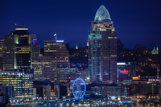 Cincinnati At Night