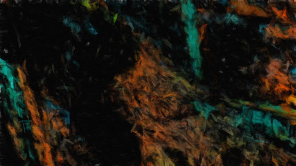 Abstract contemporary background. Watercolor texture pattern. Oil painting style. Stock. Digital design impressionism artwork. Hand drawn artistic. Art for sale. Warm colors. Paper or canvas print.