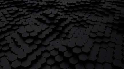 Abstract hexagonal background.